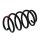 Suspension spring set front axle coil spring Ø 143 mm KYB for e.g. AUDI A3