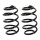 Suspension spring set front axle coil spring Ø 144 mm KYB for e.g. AUDI A3