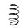 Suspension spring set front axle coil spring Ø 140 mm KYB for e.g. AUDI A3