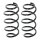 Suspension spring set front axle coil spring KYB for e.g. VW SHARAN