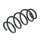 Suspension spring set front axle coil spring KYB for e.g. VW SHARAN