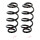 Suspension spring set rear axle coil spring Ø 114 mm KYB for e.g. AUDI A5