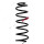 Suspension spring set rear axle coil spring Ø 125 mm KYB for CITROËN DS5