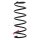 Suspension spring set rear coil spring Ø 122 mm KYB for e.g. HYUNDAI ACCENT