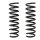 Suspension spring set rear coil spring Ø 102 mm KYB for e.g. HYUNDAI IX35