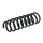 Suspension spring set rear coil spring Ø 102 mm KYB for e.g. HYUNDAI IX35