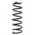 Suspension spring set rear axle coil spring Ø 110 mm KYB for HYUNDAI I20