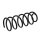 Suspension spring set rear axle coil spring Ø 124 mm KYB for KIA CARENS