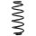 Suspension spring set rear axle coil spring Ø 108 mm KYB for OPEL KARL