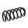 Suspension spring set rear axle coil spring Ø 97 mm KYB for e.g. RENAULT CLIO