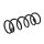 Suspension spring set rear axle coil spring Ø 105 mm KYB for SUBARU FORESTER