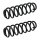 Suspension spring set rear coil spring Ø 109 mm KYB for e.g. SKODA KODIAQ