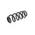 Suspension spring set rear axle coil spring Ø 118 mm KYB for AUDI Q5