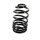 Suspension spring set rear coil spring Ø 162 mm KYB for e.g. FIAT TALENTO