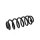 Suspension spring set rear coil spring Ø 118 mm KYB for e.g. SEAT ALHAMBRA