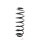 Suspension spring set rear axle coil spring Ø 120 mm KYB for e.g. VW PASSAT