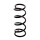 Suspension spring set rear axle coil spring Ø 129 mm KYB for FORD FOCUS