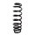Suspension spring set rear coil spring Ø 110 mm KYB for e.g. HYUNDAI IONIQ