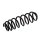 Suspension spring set rear coil spring Ø 110 mm KYB for e.g. HYUNDAI IONIQ