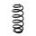 Suspension spring set rear axle coil spring Ø 106 mm KYB for KIA PICANTO
