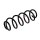 Suspension spring set rear axle coil spring Ø 100 mm KYB for e.g. AUDI A1