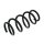 Suspension spring set rear axle coil spring Ø 152 mm KYB for TESLA MODEL