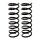 Suspension spring set rear axle coil spring Ø 111 mm KYB for VOLVO V40