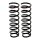 Suspension spring set rear coil spring Ø 102 mm KYB for MITSUBISHI OUTLANDER