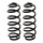 Suspension spring set rear axle coil spring Ø 120 mm KYB for AUDI Q5