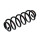 Suspension spring set rear axle coil spring Ø 120 mm KYB for AUDI Q5