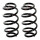Suspension spring set rear axle coil spring Ø 115 mm KYB for BMW 1 Series