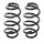 Suspension spring set rear axle coil spring Ø 115 mm KYB for BMW 1 Series