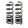 Suspension spring set rear coil spring Ø 131 mm KYB for e.g. CITROËN BERLINGO