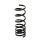 Suspension spring set rear coil spring Ø 131 mm KYB for e.g. CITROËN BERLINGO