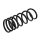 Suspension spring set rear coil spring Ø 131 mm KYB for e.g. CITROËN BERLINGO