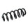Suspension spring set rear axle coil spring Ø 117 mm KYB for OPEL INSIGNIA