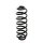 Suspension spring set rear axle coil spring Ø 121 mm KYB for e.g. VW TOURAN