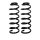 Suspension spring set rear coil spring Ø 115 mm KYB for e.g. HYUNDAI TUCSON