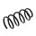 Suspension spring set rear axle coil spring Ø 144 mm KYB for KIA SORENTO