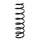 Suspension spring set rear axle coil spring Ø 114 mm KYB for BMW 5 Series