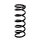 Suspension spring set rear axle coil spring Ø 110 mm KYB for SUBARU LEGACY