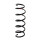 Suspension spring set rear axle coil spring Ø 113 mm KYB for BMW 5 Series