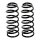 Suspension spring set rear axle coil spring Ø 123 mm KYB for HONDA CIVIC