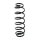 Suspension spring set rear axle coil spring Ø 104 mm KYB for FORD KA+