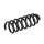 Suspension spring set front axle coil spring Ø 118.8 mm KYB for AUDI Q7