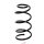 Suspension spring set front axle coil spring Ø 171 mm KYB for e.g. HYUNDAI I30