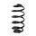 Suspension spring set rear axle coil spring Ø 161.9 mm KYB for e.g. MB VITO