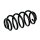 Suspension spring set rear axle coil spring Ø 161.9 mm KYB for e.g. MB VITO