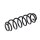 Suspension spring set rear coil spring Ø 105.4 mm KYB for e.g. VW T-CROSS