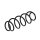 Suspension spring set rear axle coil spring Ø 103 mm KYB for e.g. VW UP!